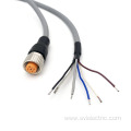 IP67 Cable Molded Female M12 Connectors Cable